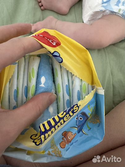 Памперсы для бассейна huggies