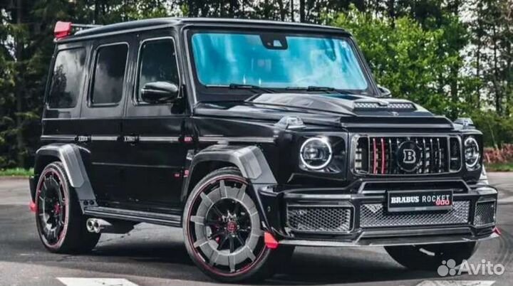 Кованые диски R22 на Mercedes-Benz GLE AMG Brabus