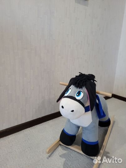 Детская качалка ослик