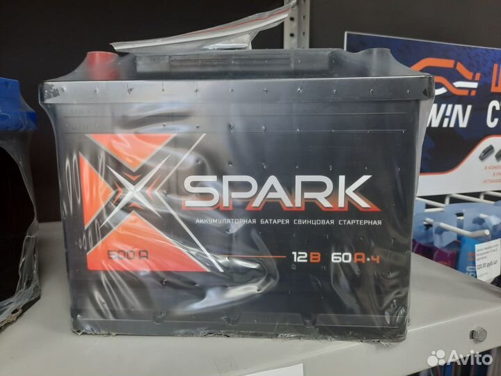 Аккумулятор spark 60Ач 500А