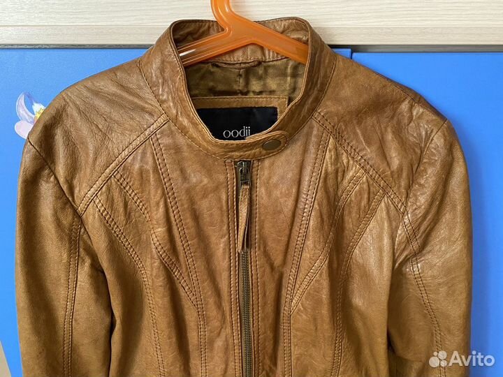 Куртка кожаная. Размер хs./s. Бренд Oodji