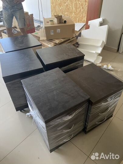 Тумба с 3 ящиками на колесах Тодален икеа