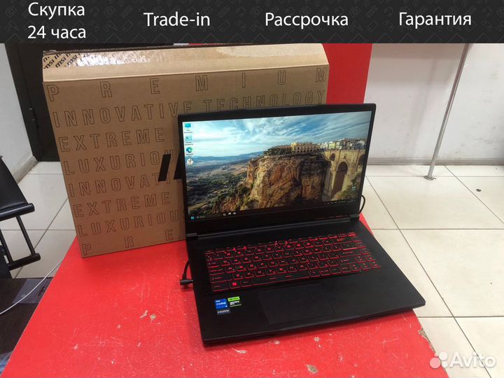 Ноутбук MSI GF63Thin 12UCX IntelCore5 GeForce2050