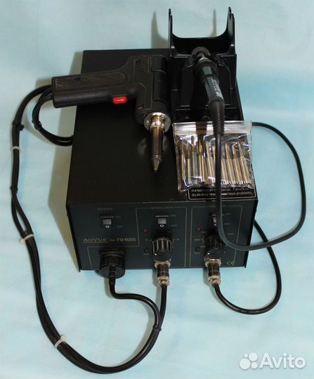 Паяльная станция aoyue 701 паяльник+экстрактор