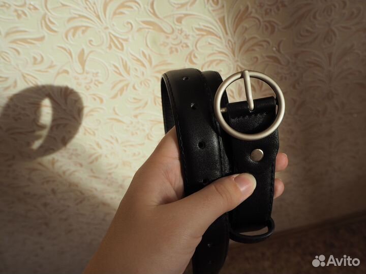 Ремень женский черный