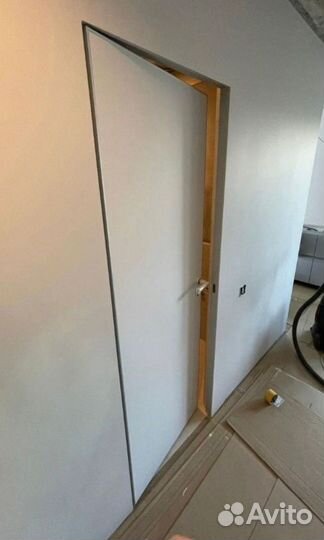 Скрытые двери под покраску