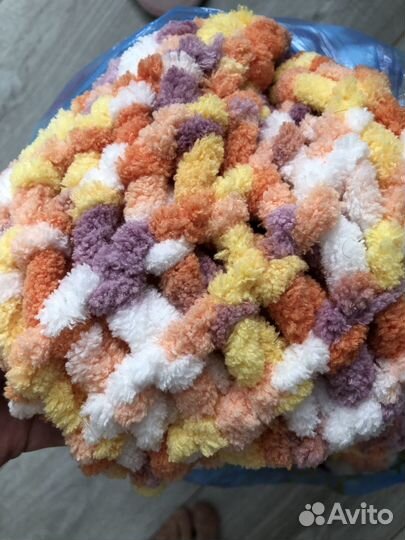 Плед вязаный