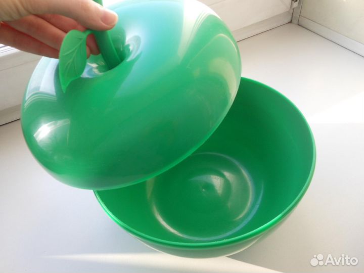 Салатник Яблоко пластик