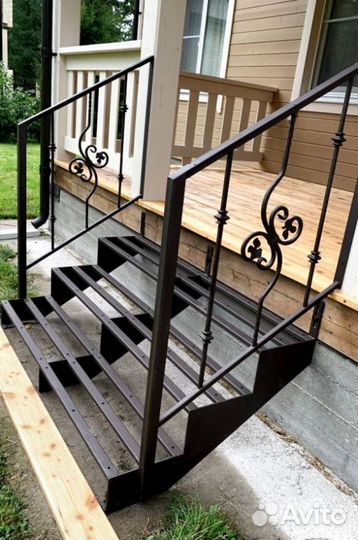 Забежная лестница с установкой