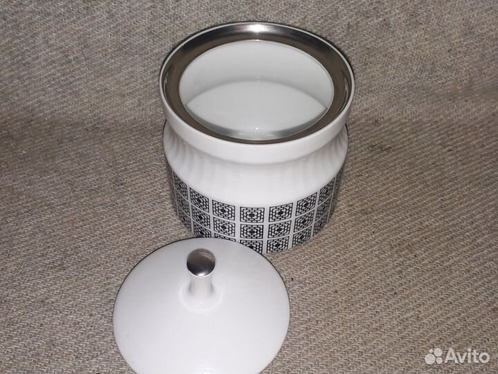 Сахарница Нефертити фарфор Чехословакия