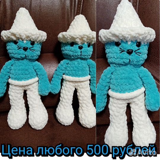 Игрушки ручной работы из плюша
