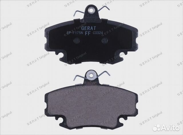 Тормозные колодки Gerat BP-F175N (передние) Normal