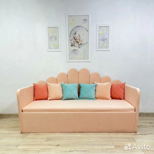 Детская кроватка диванчик односпальная