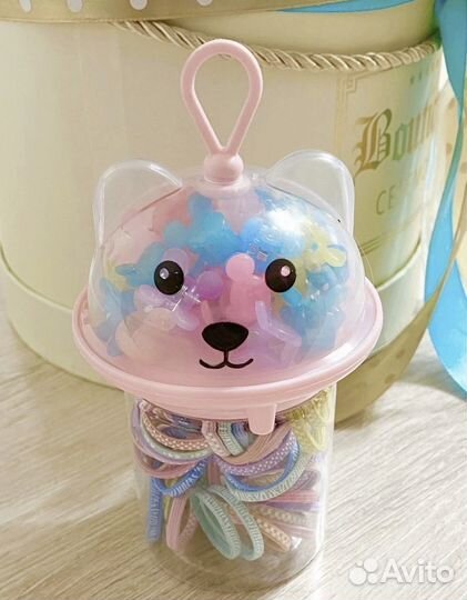 Набор резинок и крабиков для волос