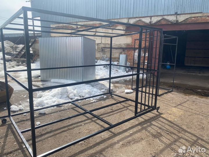 Вольер каркас под вольер/хозблок