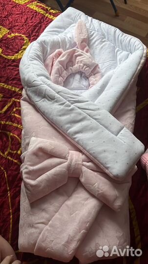 Конверт на выписку для девочки зима