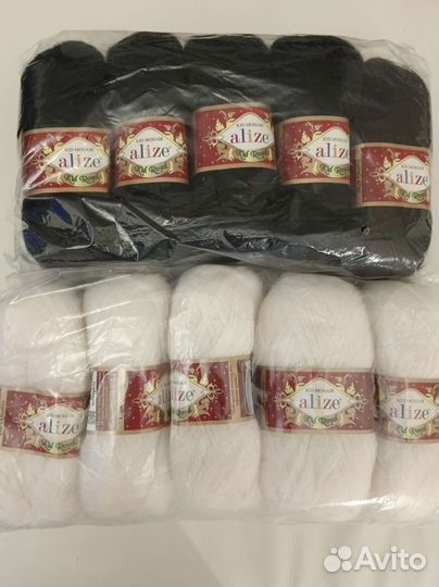 Пряжа alize кид мохер