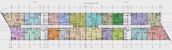 3-к. квартира, 67,5 м², 2/15 эт.