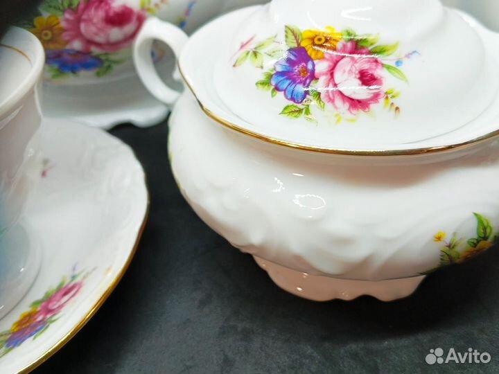 Винтажный сервиз на 4 персоны. Польша