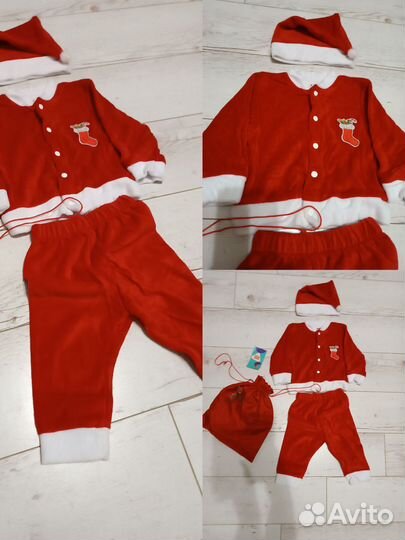 Новогодний костюм для мальчика 74