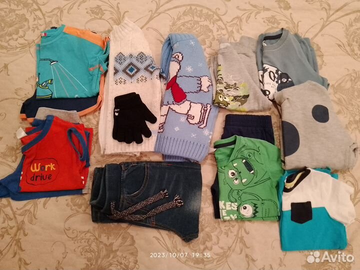 Вещи пакетом для мальчика 1,5-3 года