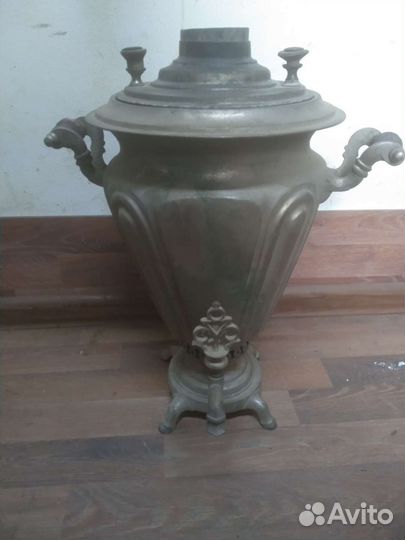 Самовар на дровах старинный