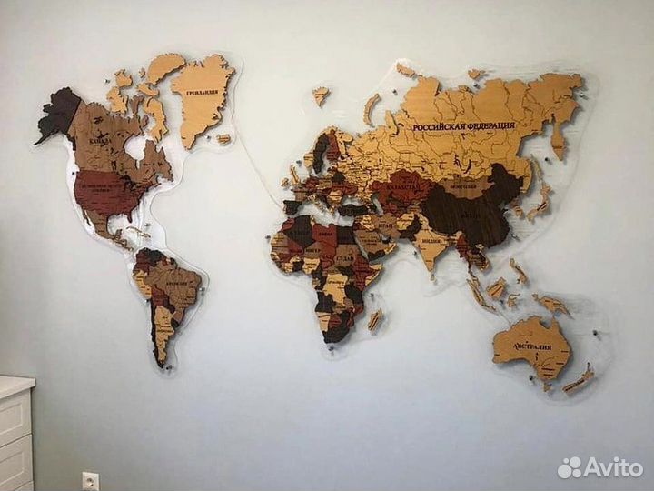 Деревянная карта