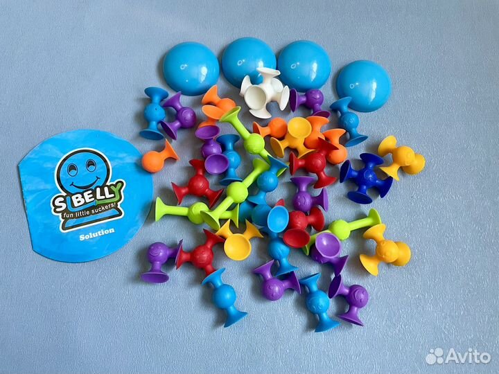 Конструктор липучка резиновый 40 деталей