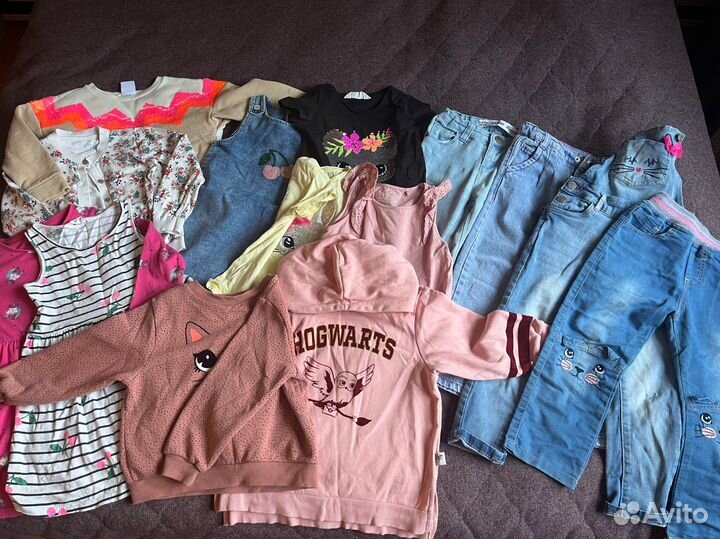 Вещи пакетом на девочку 104-110