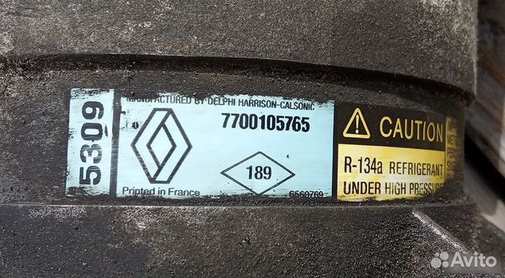 Renault Megane 1 2001 компрессор 7700105765