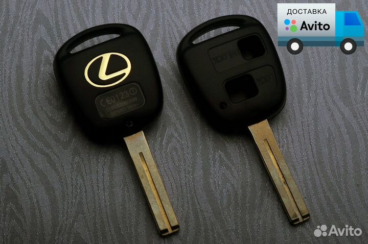 Корпус ключа Lexus под 2 кнопки Лезвие TOY48 2 шт