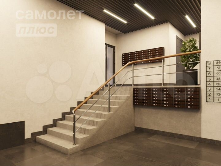 2-к. квартира, 44,6 м², 5/9 эт.