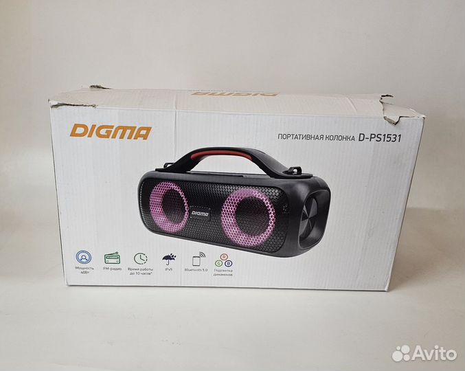 Портативная колонка digma D-PS1531; id:MT