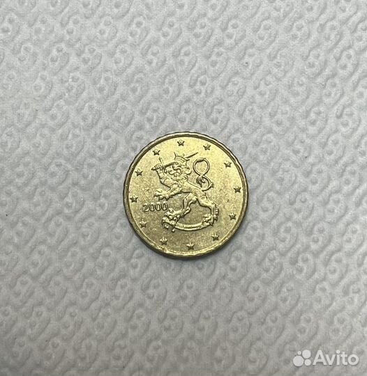 Монета 10 euro cent