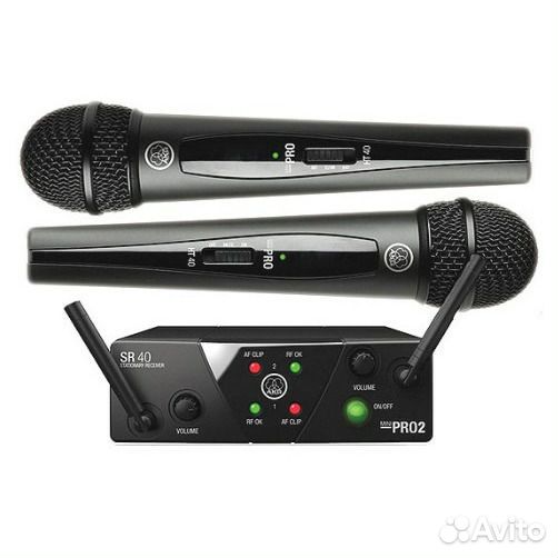 AKG WMS40 Mini2 Vocal Set BD US45A/C
