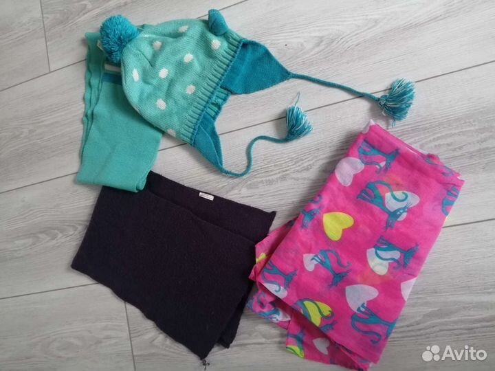 Шапка шлем для девочки 48-54