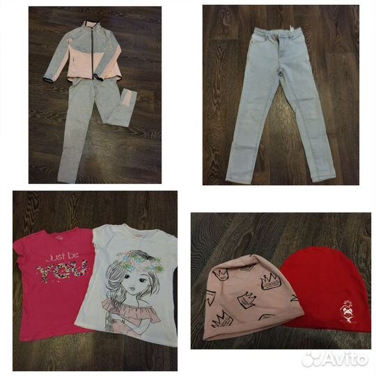 Вещи пакетом на девочку 134-140