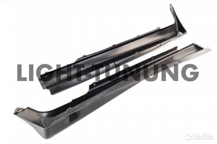 Внешние пластик накладки порогов на ваз 2114, 2115
