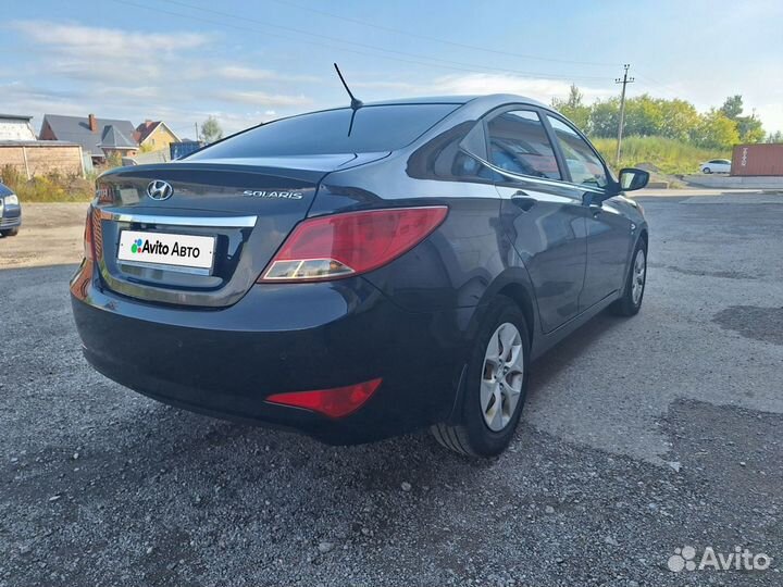 Hyundai Solaris 1.6 МТ, 2015, 111 000 км