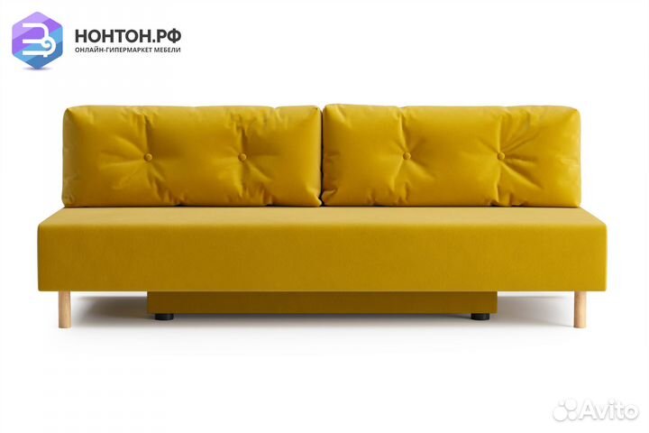 Диван еврокнижка Сайле желтый
