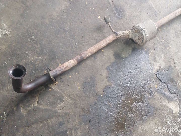 Выхлопная труба рено сандеро 1