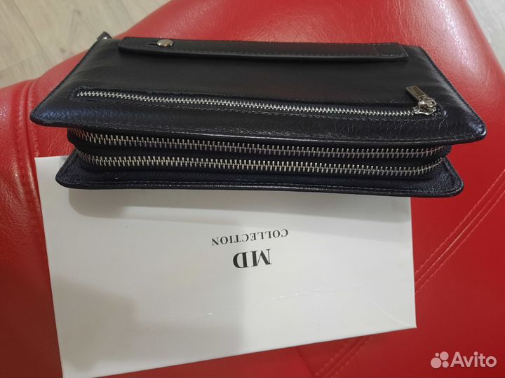 Мужской кожаный клатч