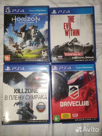 Игры для приставок ps4