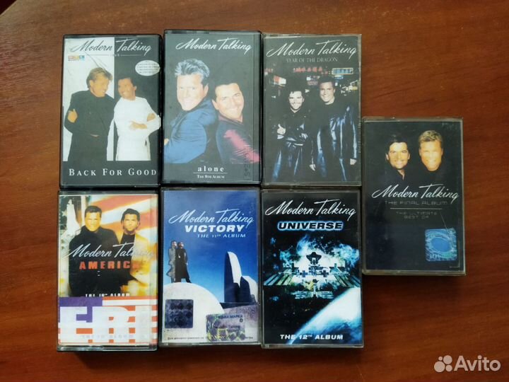 Аудиокассеты Modern Talking