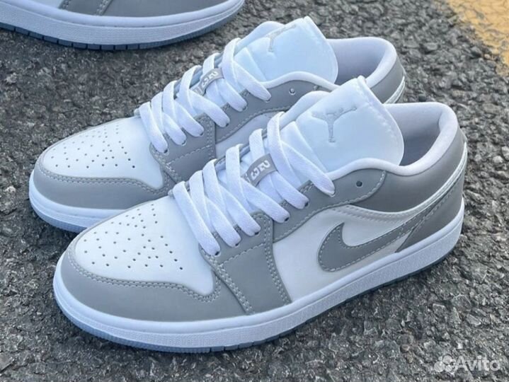 Кроссовки Nike Air Jordan 1 low grey