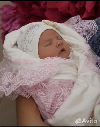 Конверт на выписку для девочки весна осень