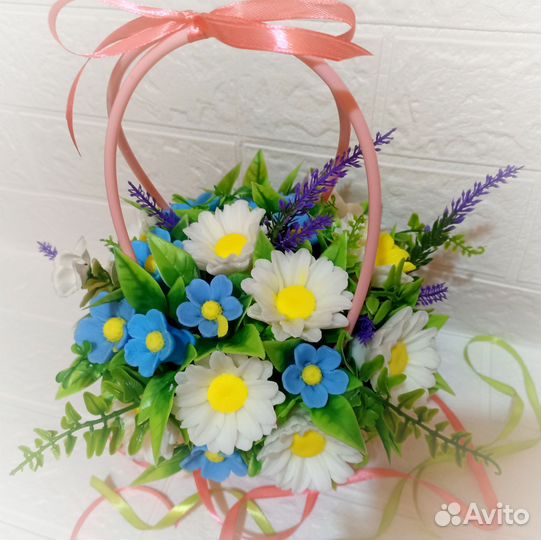 Букет из мыла ручной работы