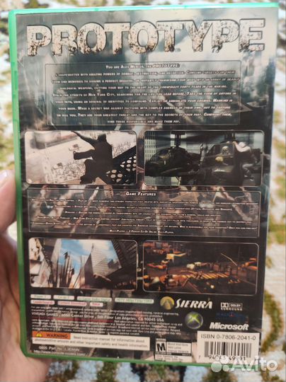 Prototype xbox 360 1 диск