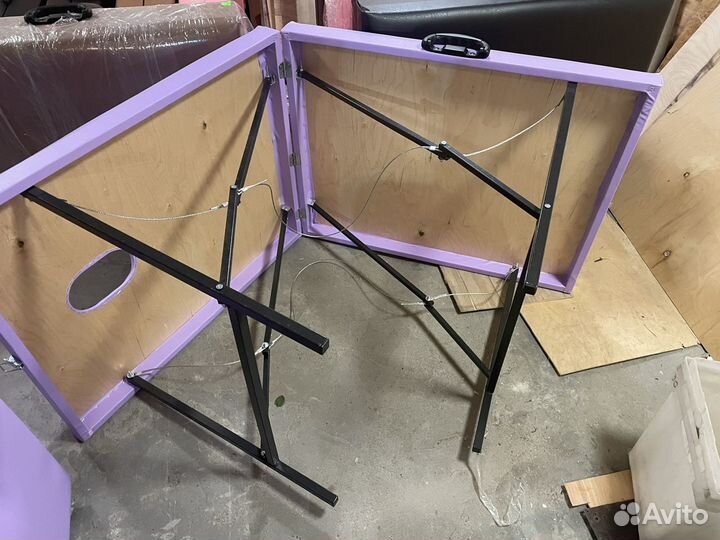 Стол складной с Регулировкой на стальных ножках
