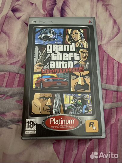Диск для psp gta Liberty city stories